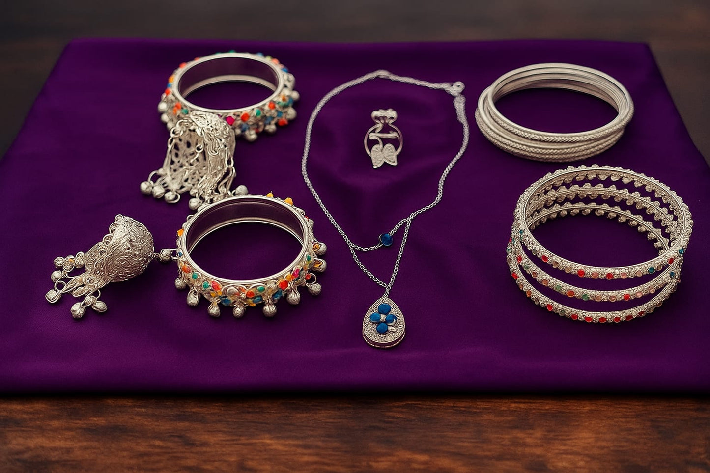Crystel Plated Indian Jewellery Deal Limited Stock